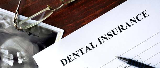 dental insurance form on table