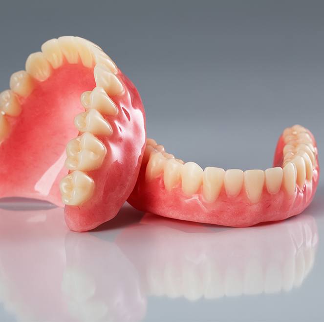 Full set of dentures