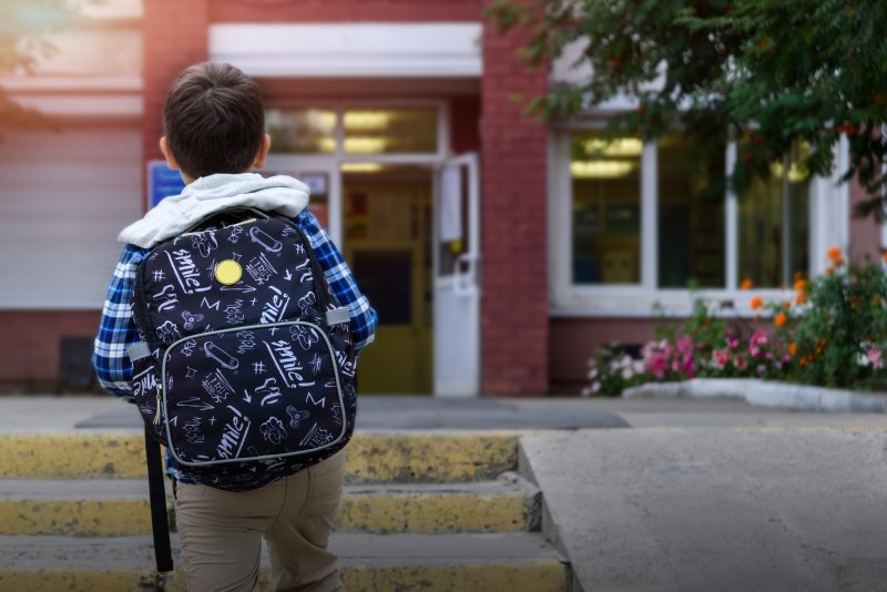 child going to school in Jacksonville